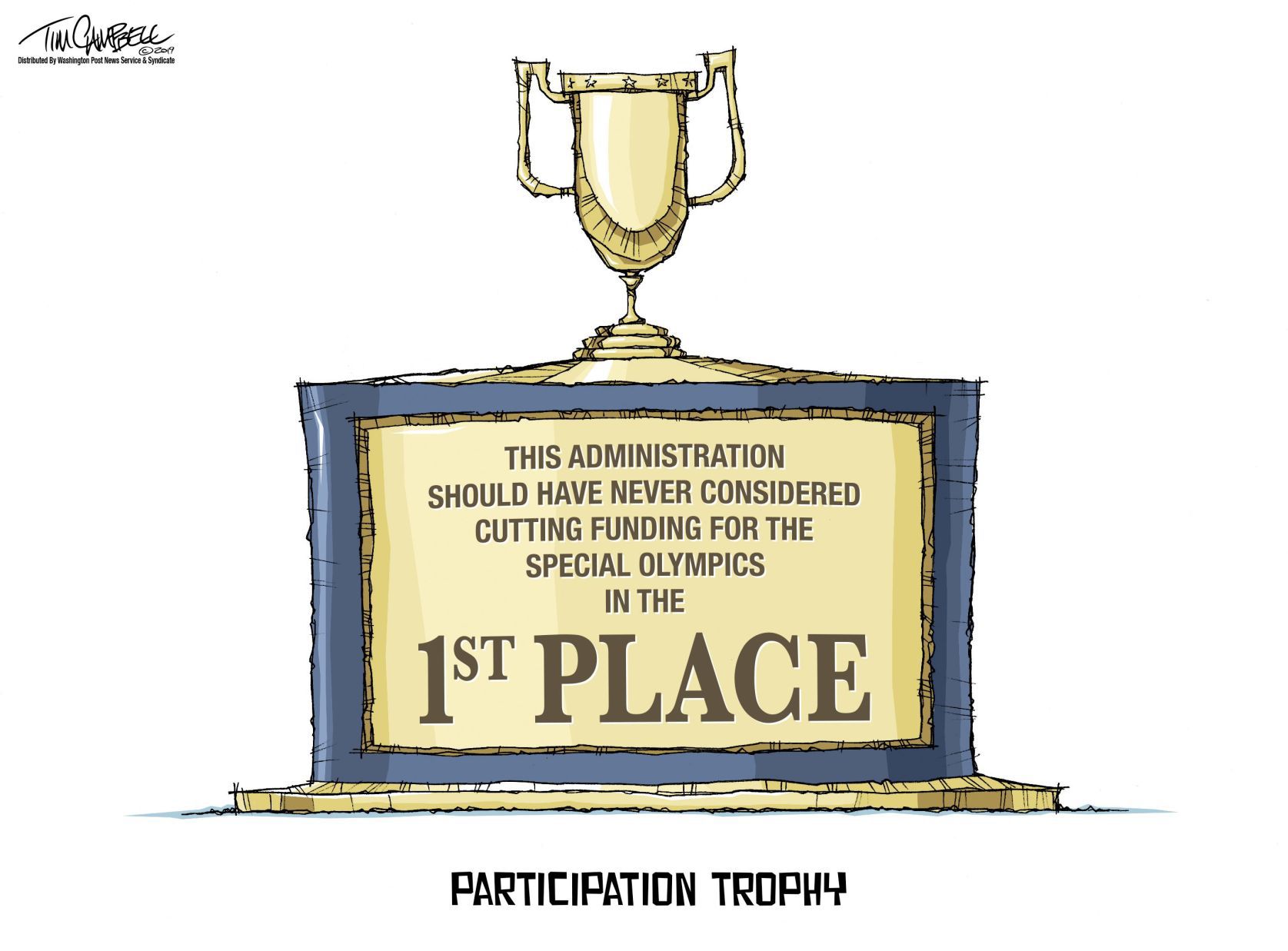 Tim Campbell editorial cartoon